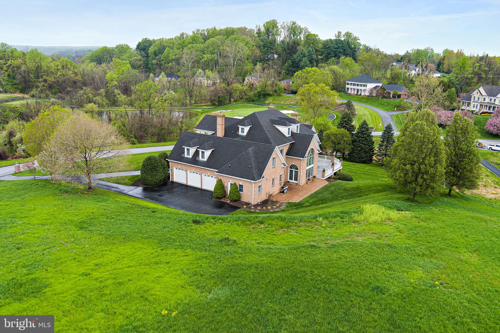 505 Pond View Lane Hunt Valley, MD 21030 - Photo 53 of 104 Aerial rear view of the property