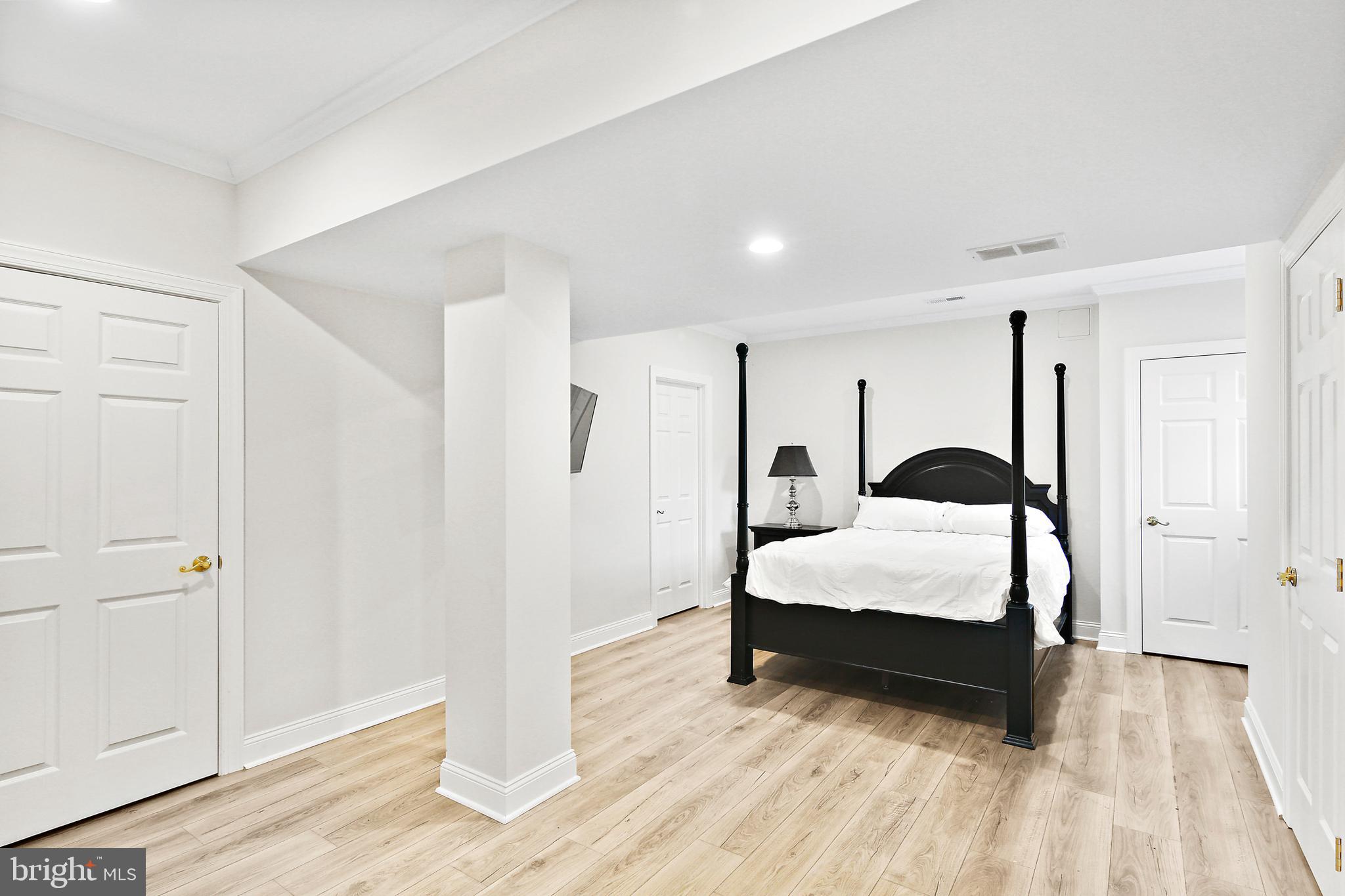 505 Pond View Lane Hunt Valley, MD 21030 - Photo 60 of 79 Lower level bedroom with walk-in closet