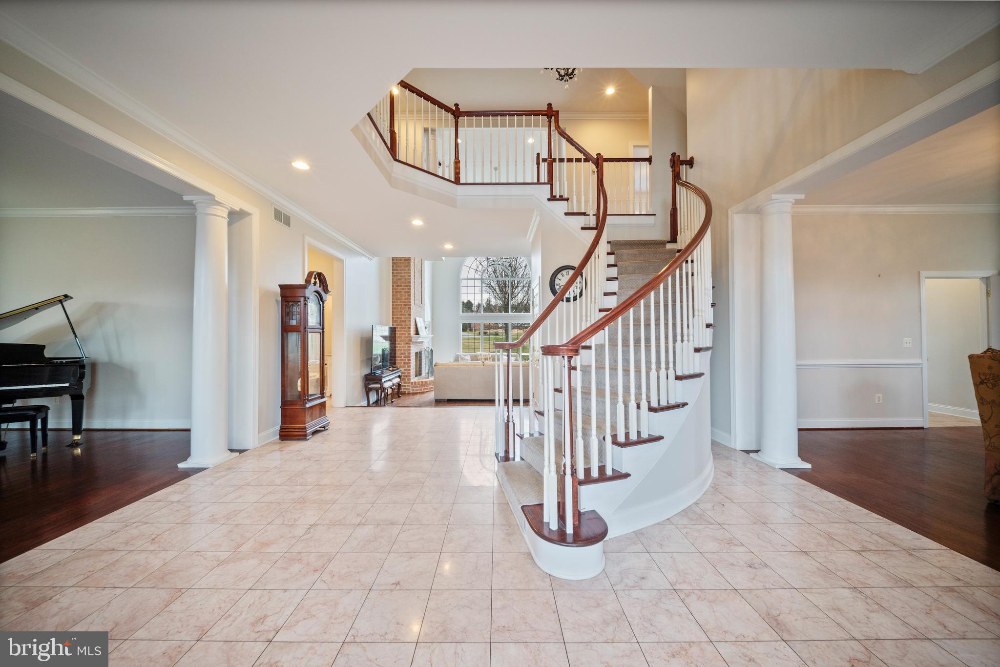 505 Pond View Lane Hunt Valley, MD 21030 - Photo 58 of 104 Grand foyer with marble flooring