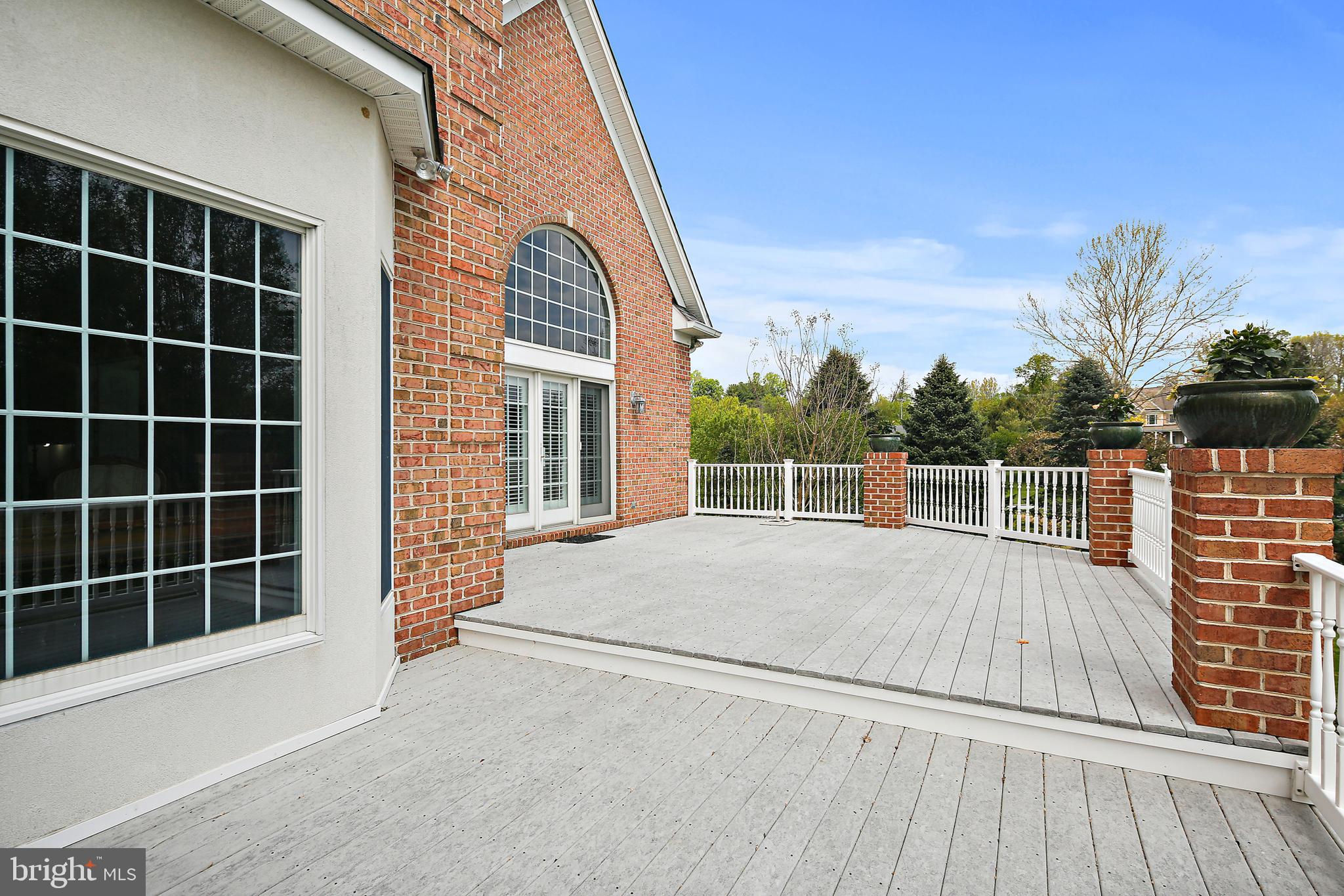 505 Pond View Lane Hunt Valley, MD 21030 - Photo 64 of 79 Rear deck overlooking backyard