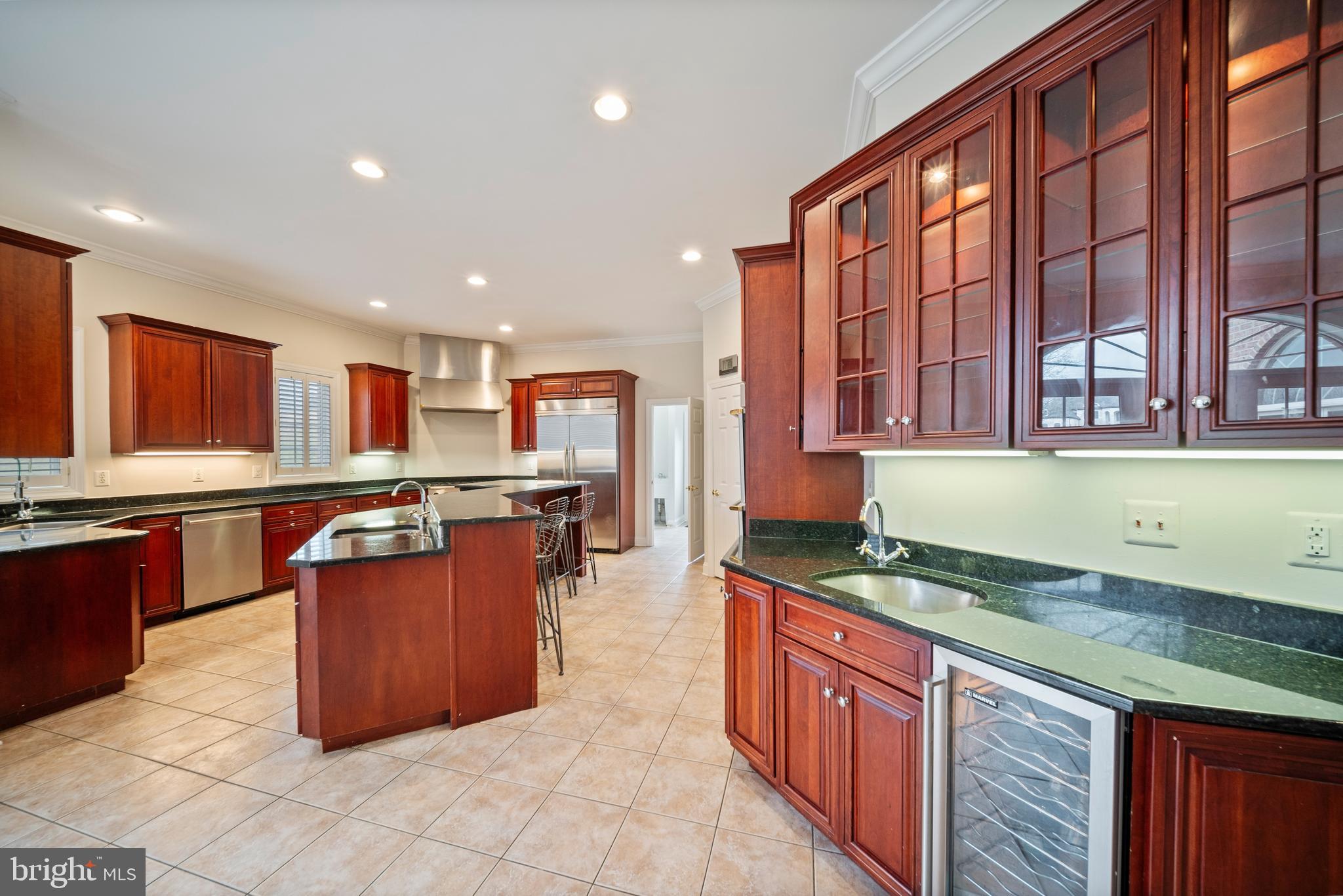 505 Pond View Lane Hunt Valley, MD 21030 - Photo 69 of 104 Wine fridge and coffee bar