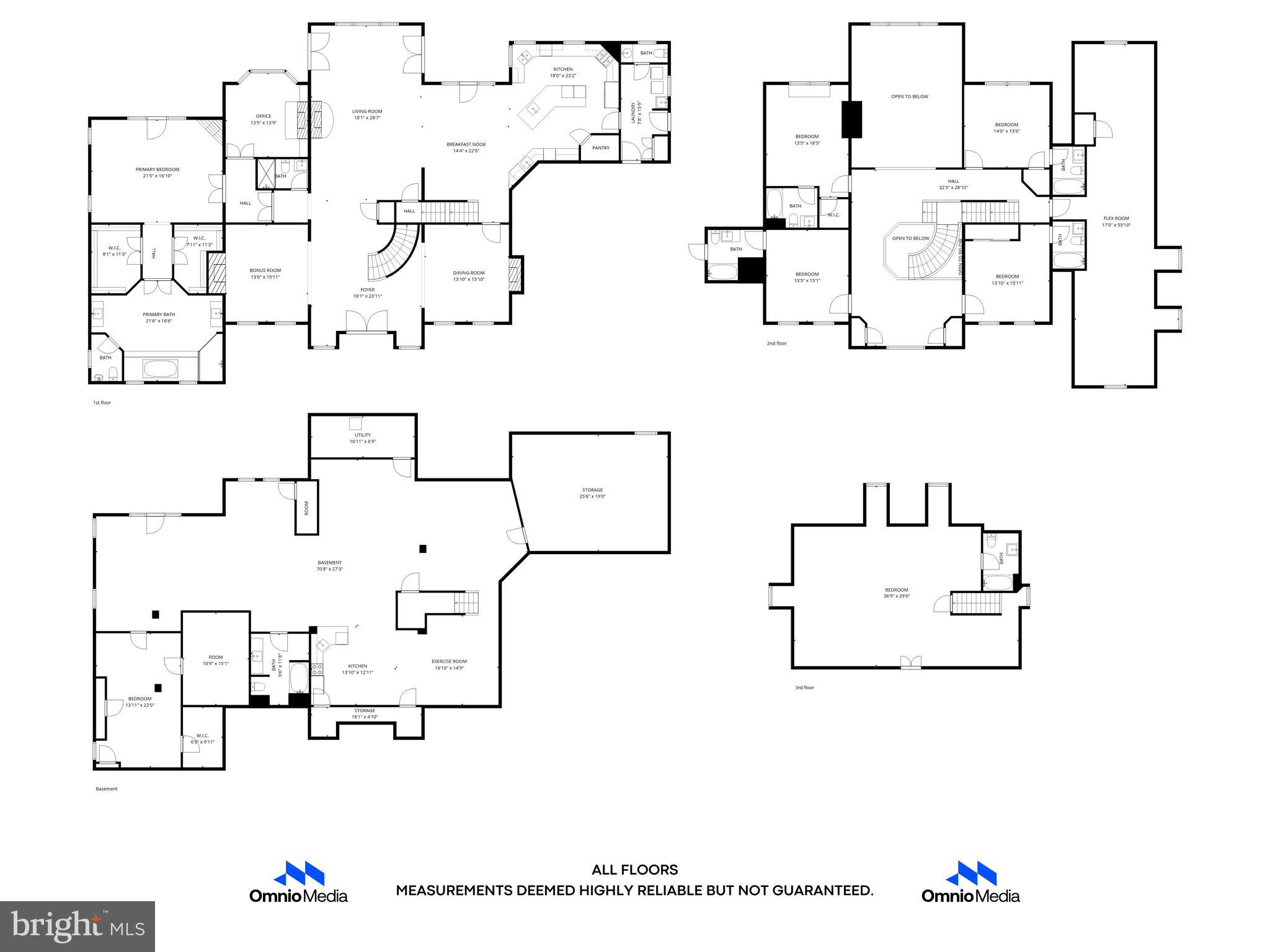 505 Pond View Lane Hunt Valley, MD 21030 - Photo 79 of 79 Whole House Floor Plans