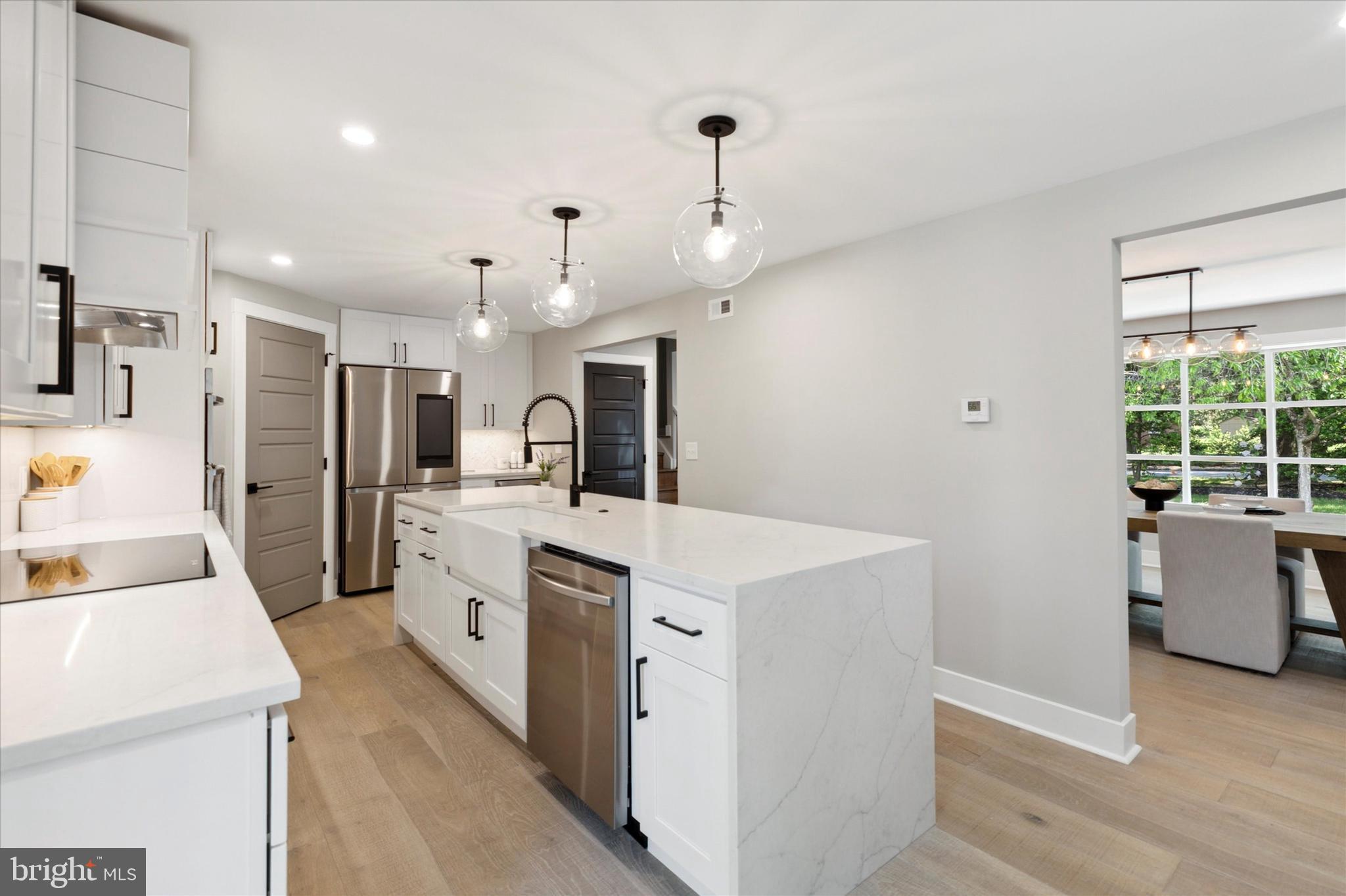 1110 West Valley Road Wayne, PA 19087 - Photo 17 of 91 Kitchen view into Dining Room