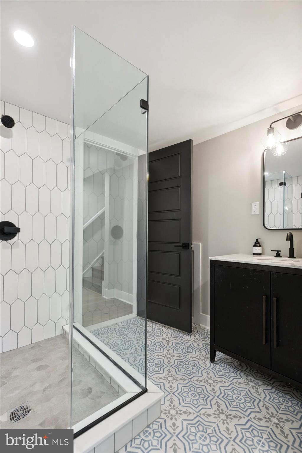 1110 West Valley Road Wayne, PA 19087 - Photo 58 of 91 Full Bathroom with Glass Enclosed Shower