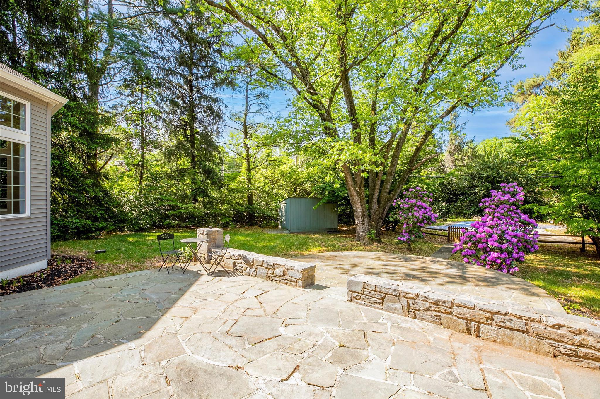 1110 West Valley Road Wayne, PA 19087 - Photo 73 of 91 Stone Patio off Kitchen