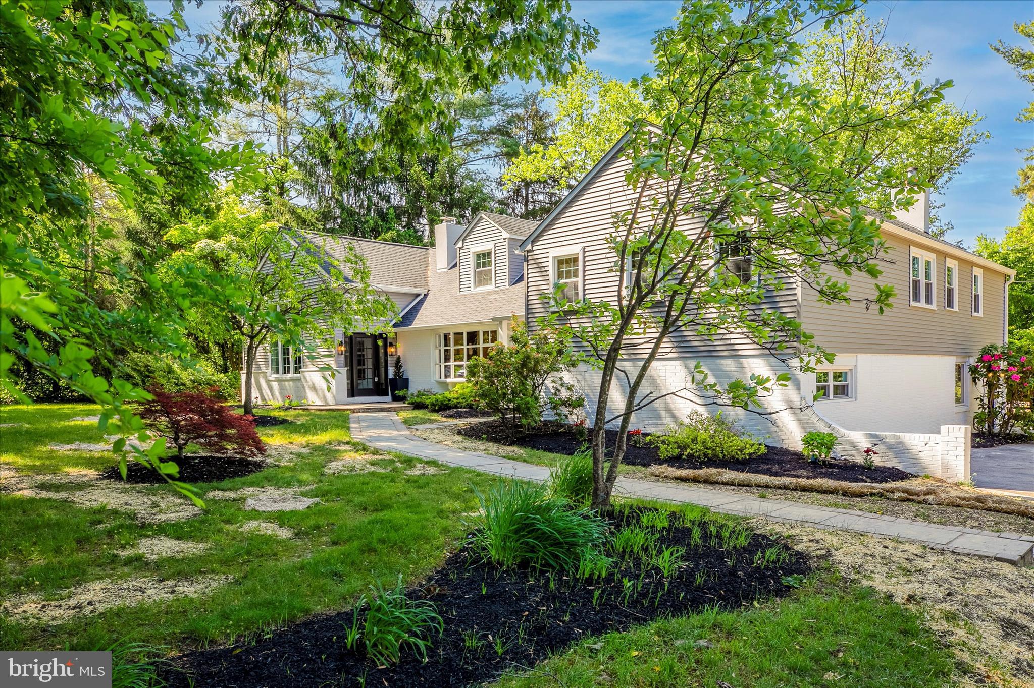 1110 West Valley Road Wayne, PA 19087 - Photo 84 of 91 Flagstone Walkway to Front Entrance