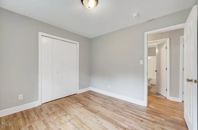 wooden floor in an empty room