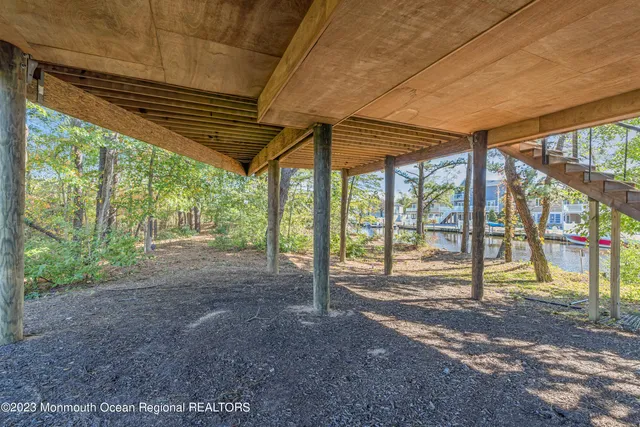 a view of a building with a yard