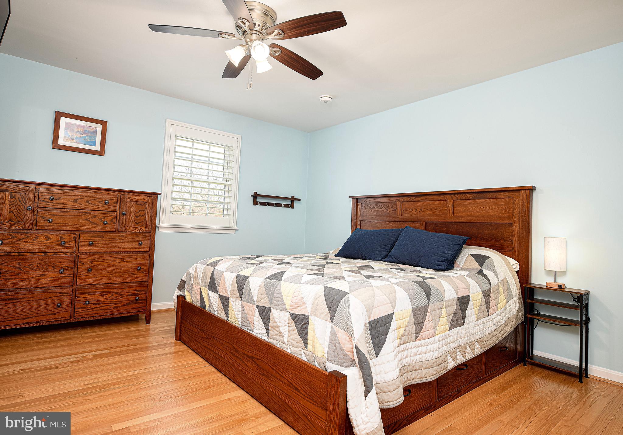 3607 Lord Baltimore Way Monkton, MD 21111 - Photo 24 of 60 Primary bedroom w/hardwood floor & ceiling fan