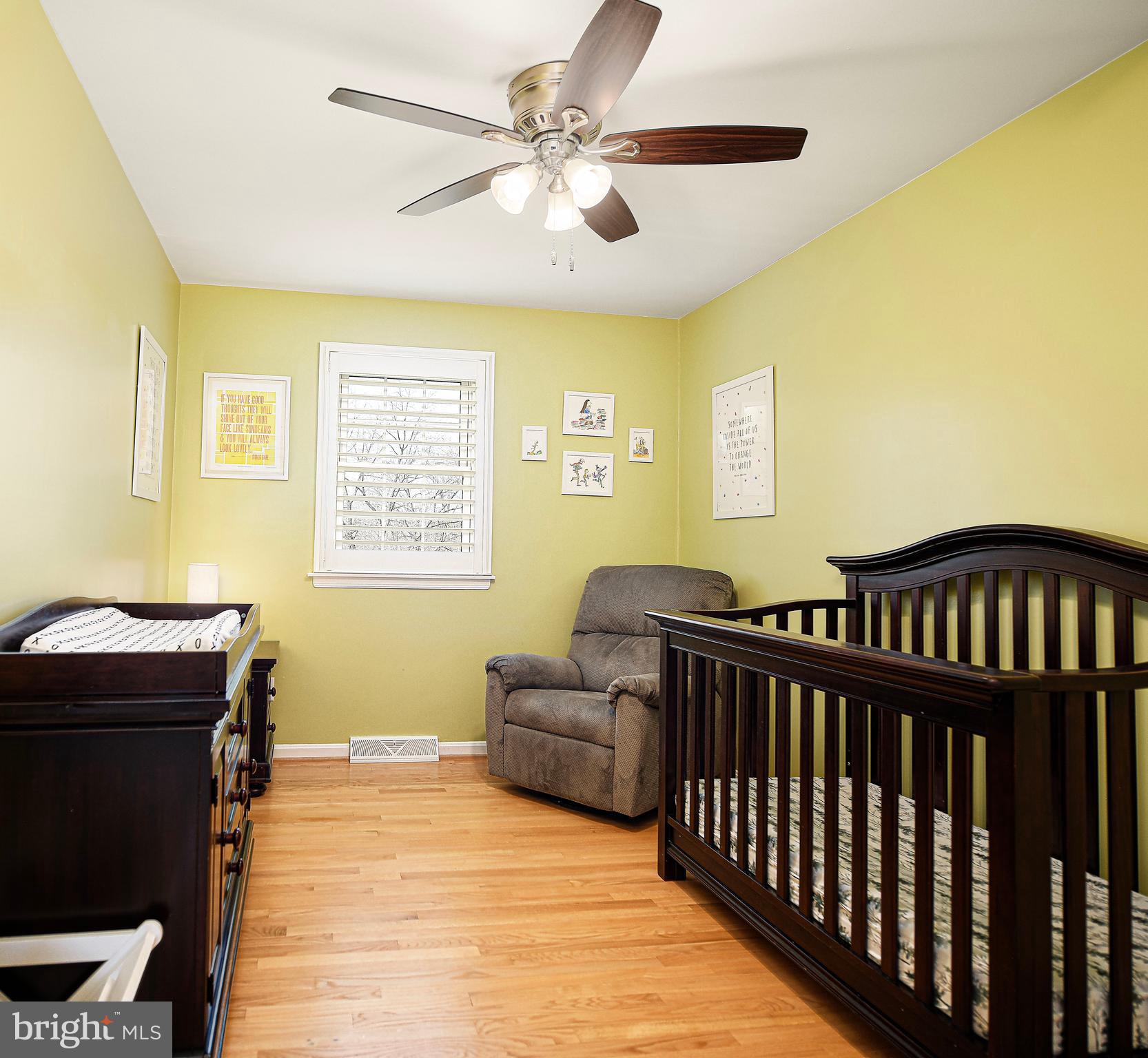 3607 Lord Baltimore Way Monkton, MD 21111 - Photo 28 of 60 Bedroom 2 with ceiling fan & hardwood