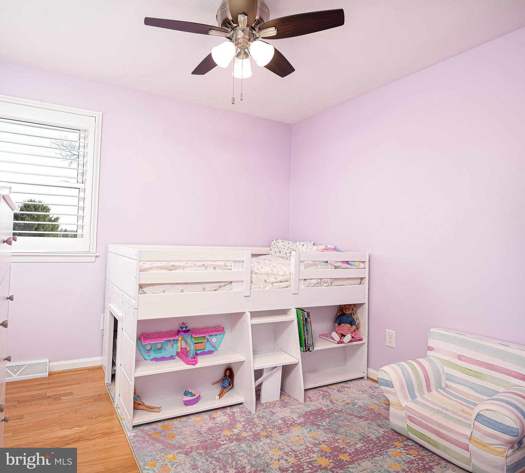 3607 Lord Baltimore Way Monkton, MD 21111 - Photo 30 of 60 Bedroom 4 with ceiling fan & hardwood