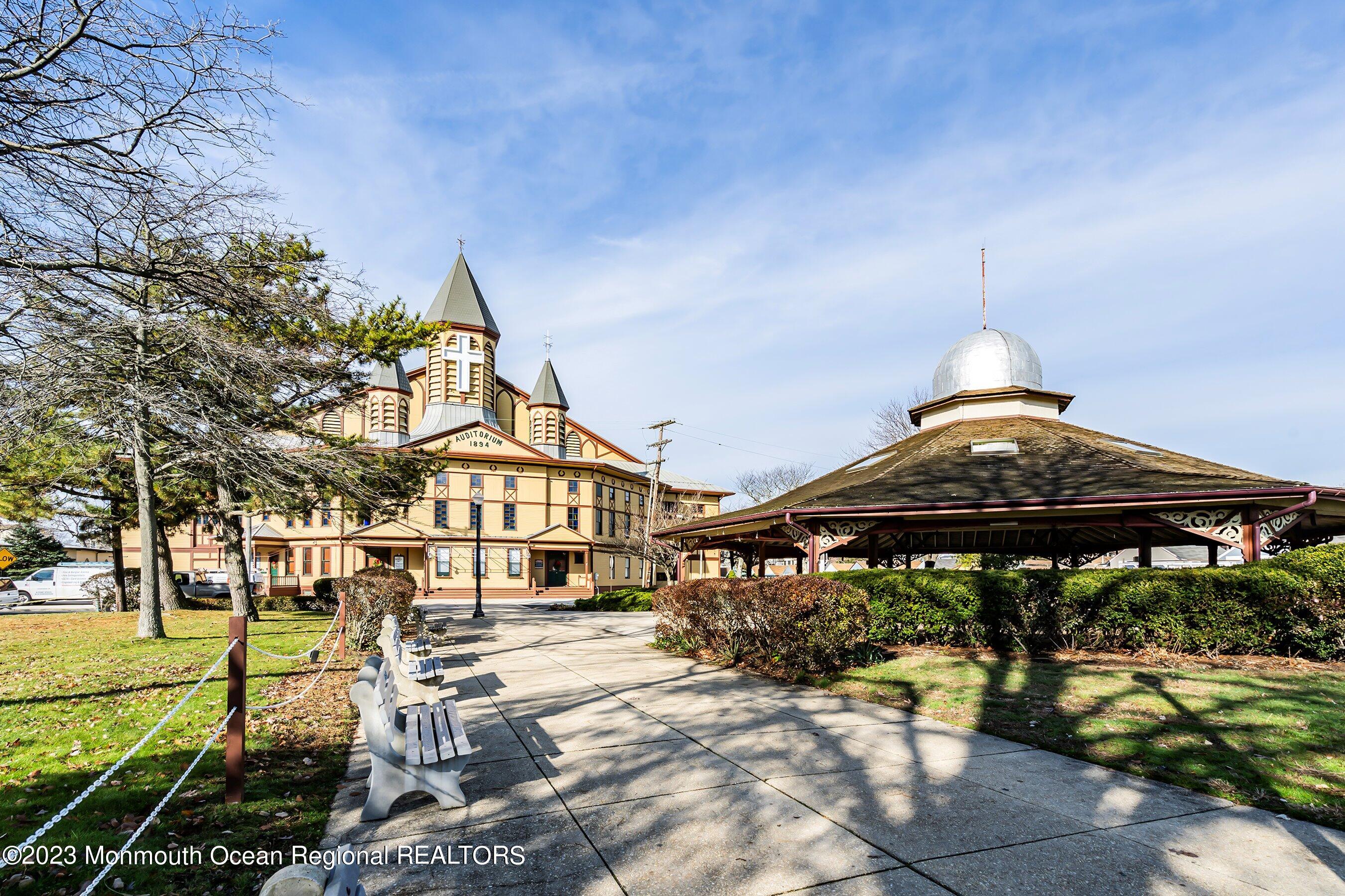 38 Ocean Pathway Ocean Grove, NJ 07756 - Photo 30 of 32 a front view of a house with a yard