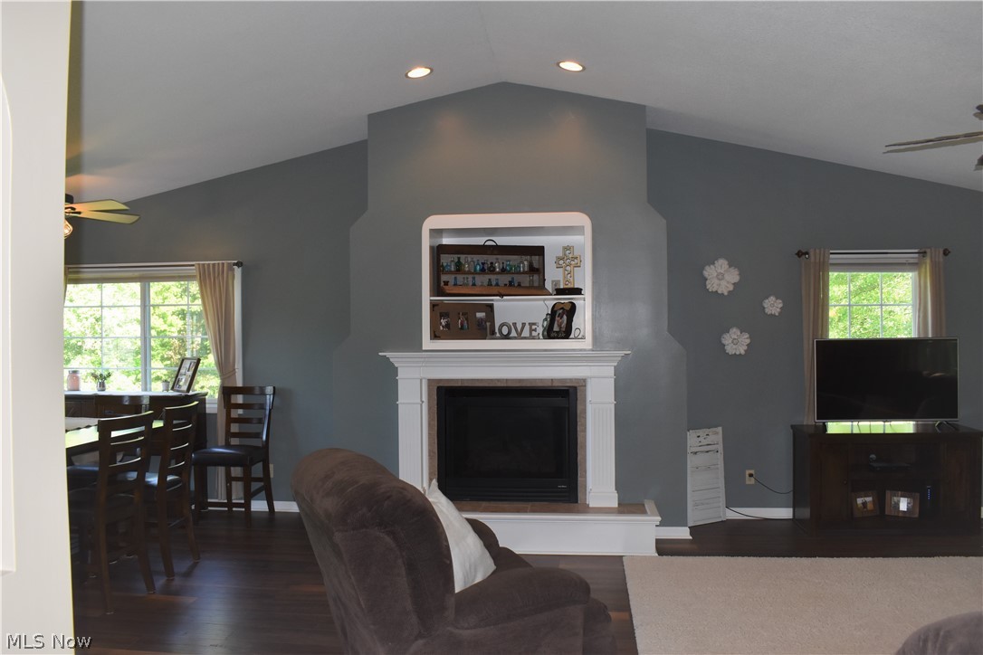 3563 Gorsuch Road Nashport, OH 43830 - Photo 7 of 32 Gas fireplace as focal point