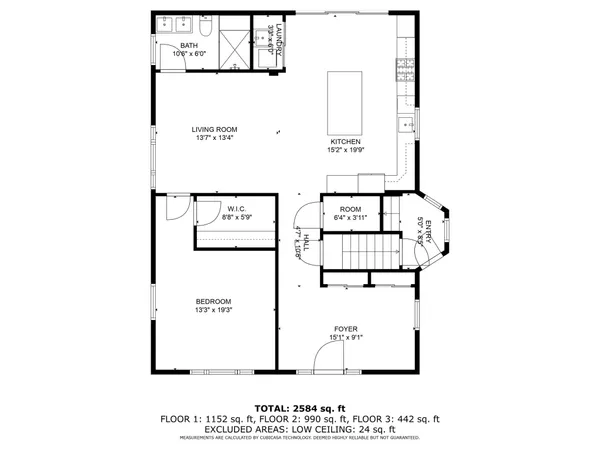 $1,400 | 1544 Court Avenue, Unit 2, Memphis, TN 38104