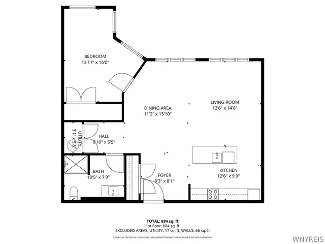 $1,850 | 40 North Street, Unit 205, Buffalo, NY 14202