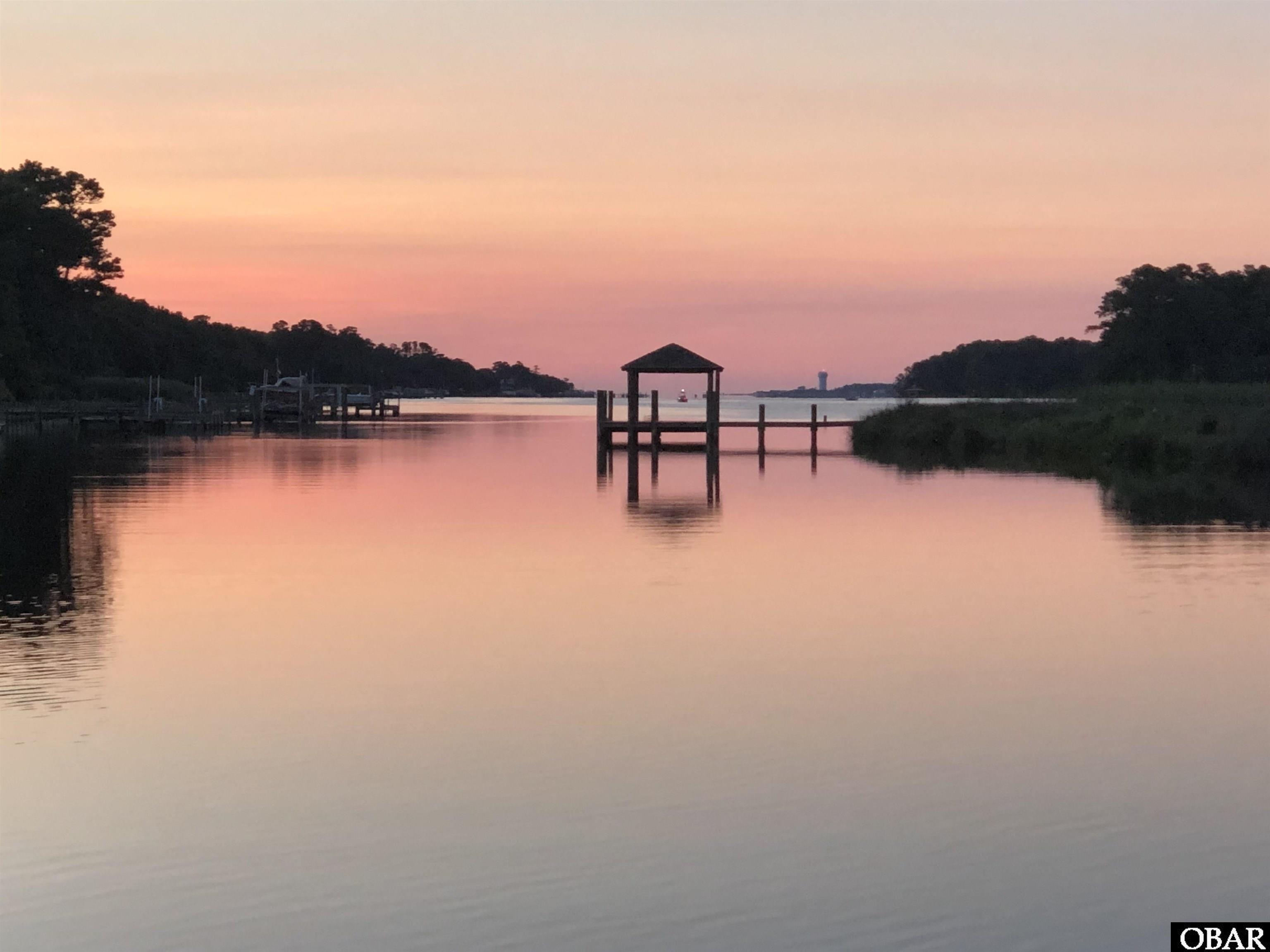 2017 Creek Road Kitty Hawk, NC 27949 - Photo 9 of 50 Sunset View from Dock