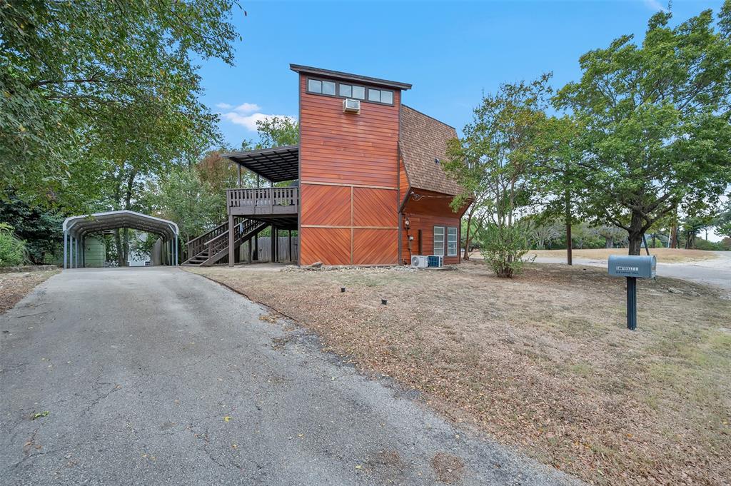 a view of outdoor space with garden