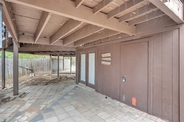 a view of an empty room