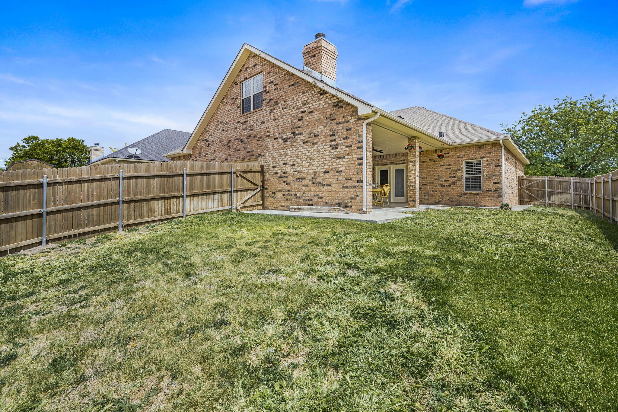 6508 Caddell Street Amarillo, TX 79119 - Photo 16 of 20 Backyard