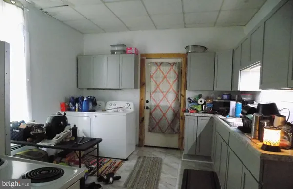 a room with storage and utility