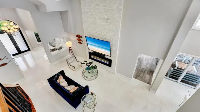 a bathroom with a sink a mirror and a window