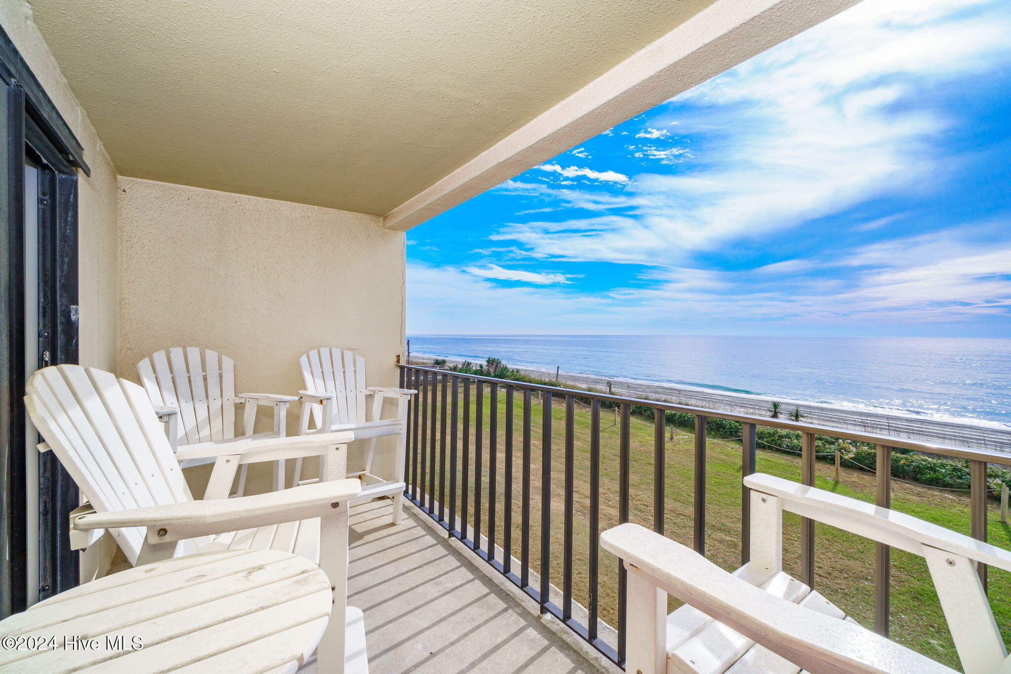 1505 Salter Path Road, Unit 203 A SUMMER WINDS Atlantic Beach, NC 28512 - Photo 2 of 42 Covered porch with epic views