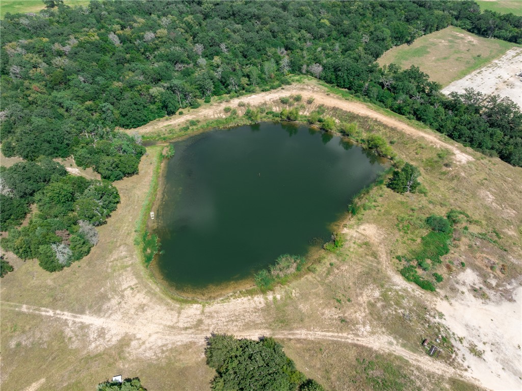 4796 Britten Road Bryan, TX 77807 - Photo 26 of 41 Aerial overview of property's location featuring a nearby body of water and a forest