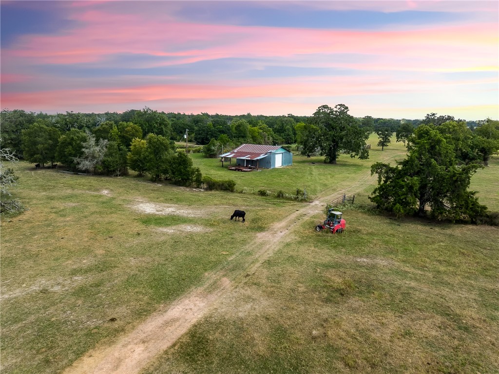 4796 Britten Road Bryan, TX 77807 - Photo 5 of 41 Aerial view at dusk of a rural view