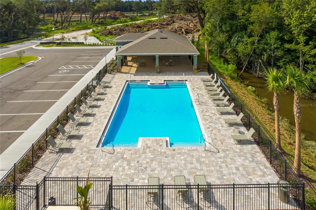 2123 Red Rock Road New Smyrna Beach, FL 32168 - Photo 14 of 14 a view of swimming pool from a balcony
