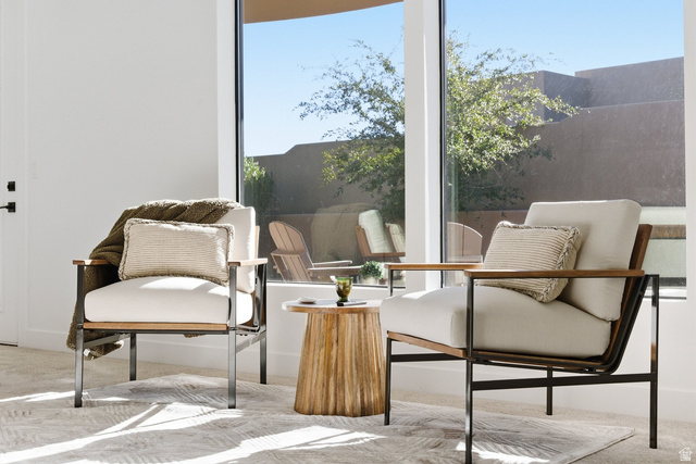 2197 Reserve Circle St. George, UT 84770 - Photo 8 of 57 Sitting room featuring light colored carpet