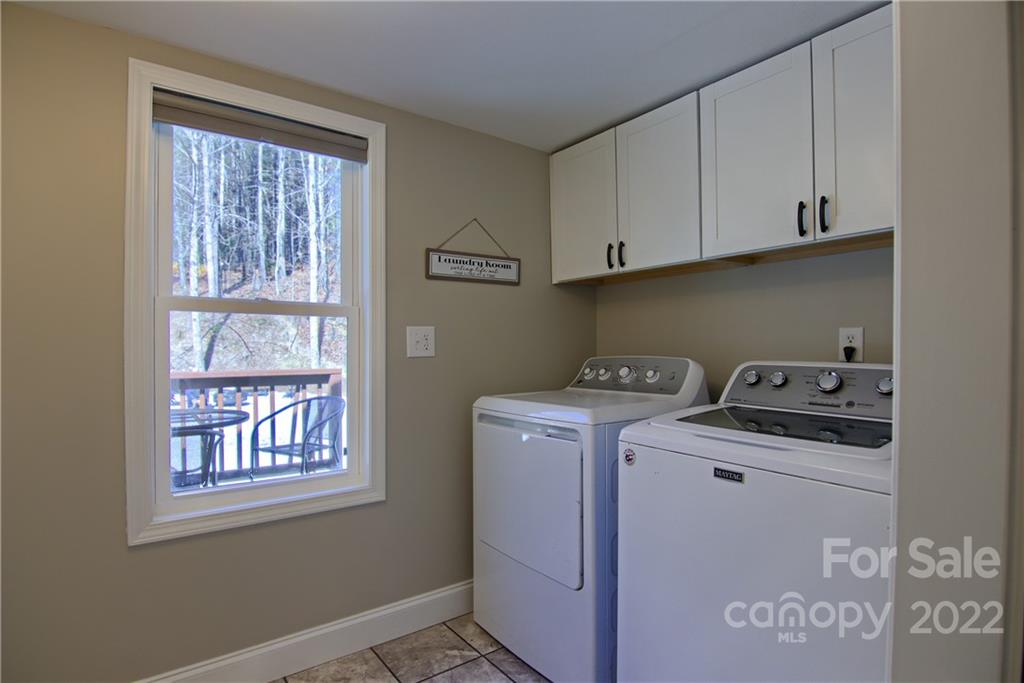 20 Cascade Village Road, Unit 2 Pisgah Forest, NC 28768 - Photo 25 of 36 a utility room with dryer and washer