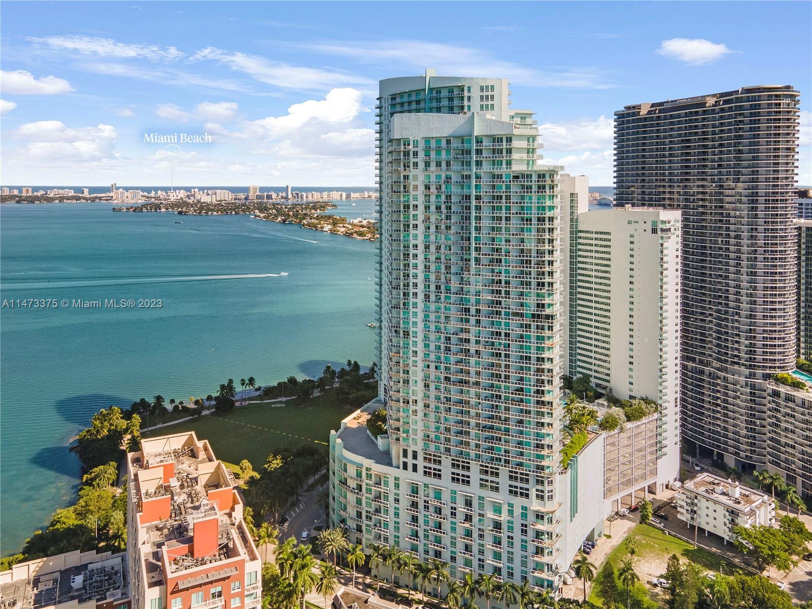 1900 North Bayshore Drive, Unit 2714 Miami, FL 33132 - Photo 1 of 28 a view of city with ocean