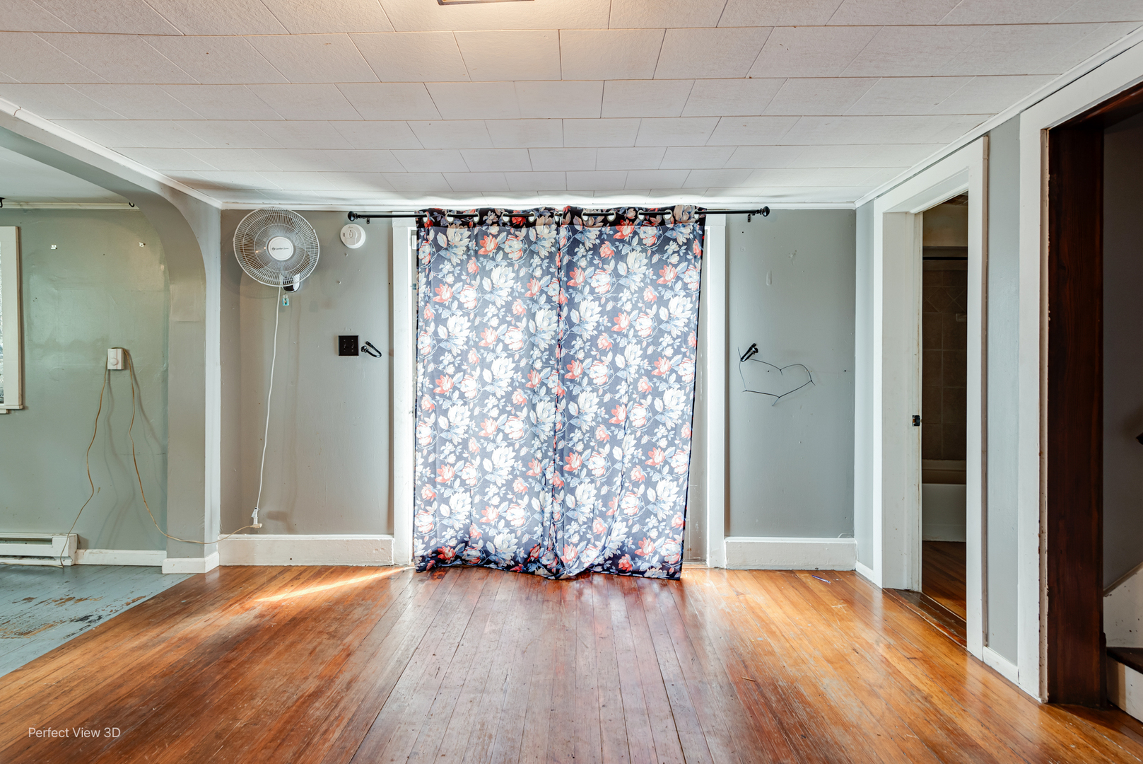 8600 South Kinsman Road Kinsman, IL 60437 - Photo 13 of 26 wooden floor in an empty room with a window