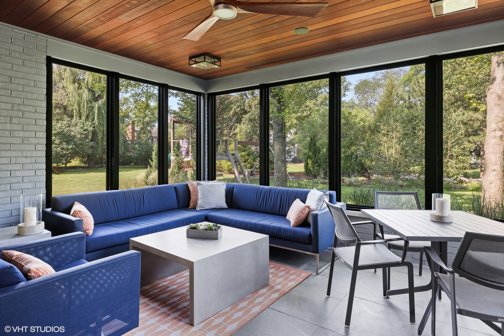 15 Longmeadow Road Winnetka, IL 60093 - Photo 20 of 71 a living room with furniture and a large window