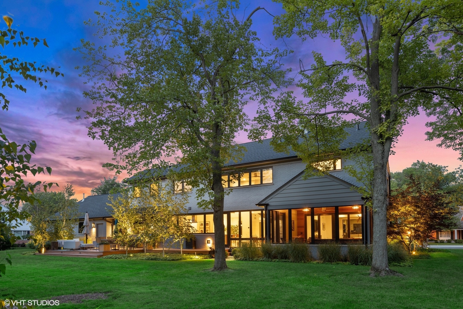 15 Longmeadow Road Winnetka, IL 60093 - Photo 69 of 71 a front view of a house with a yard
