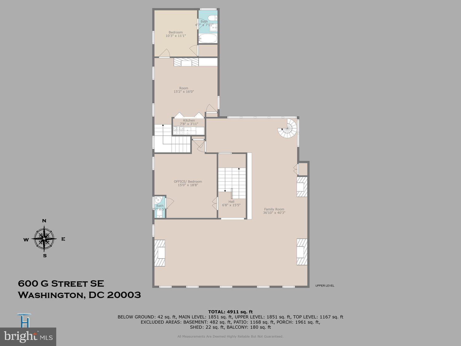 600 G Street Southeast Washington, DC 20003 - Photo 10 of 46 Second Floor (includes annex)