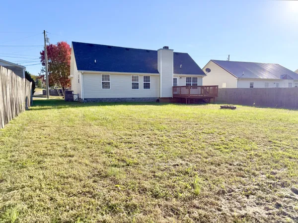 a house view with a yard