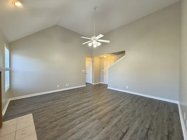 wooden floor in an empty room