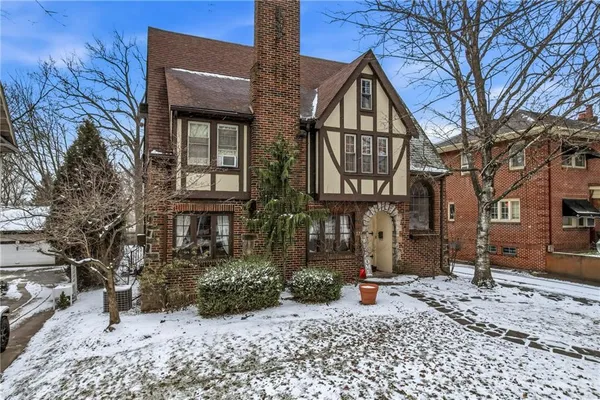 a backyard of a house