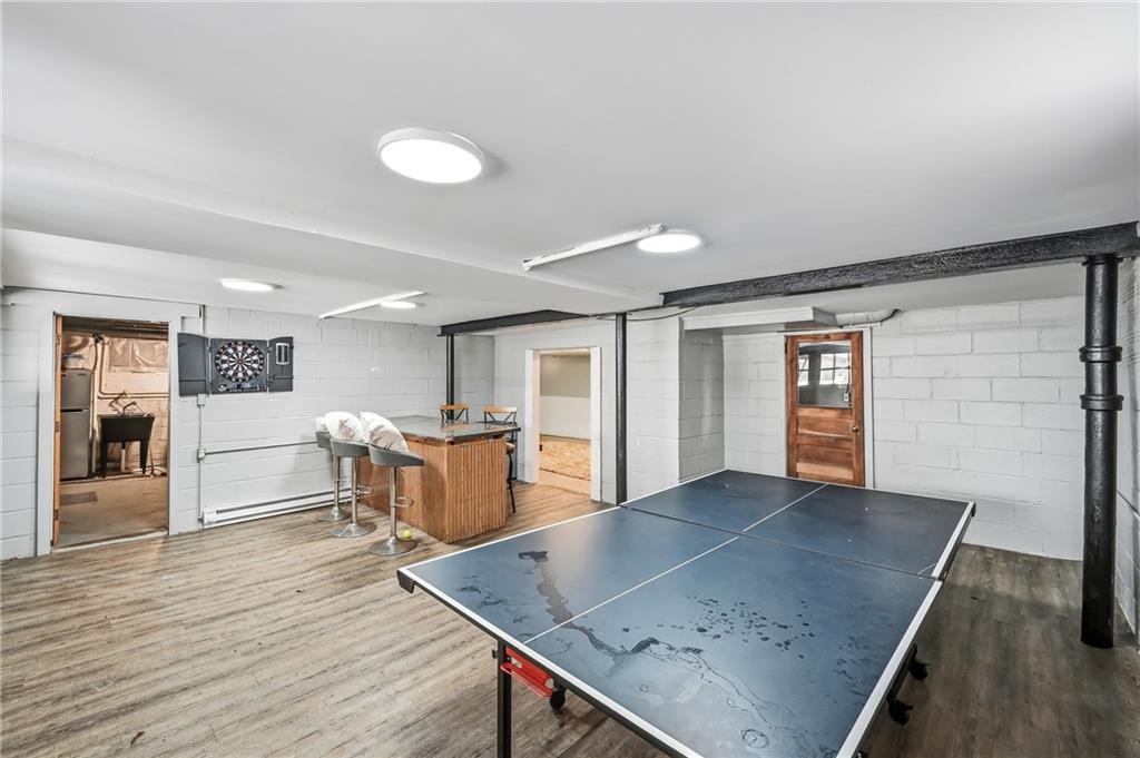 371 Case Avenue Sharon, PA 16146 - Photo 31 of 41 wooden floor with kitchen view and living room