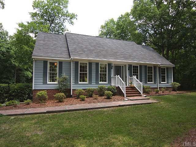 10033 Sycamore Road Raleigh, NC 27613 - Photo 1 of 12 2724 Square Feet, Finished Basement, 3 BR + Bonus, 3 BA, Over 3 Acres of Landscaped Yard, In Ground Pool, Fenced, Full Walk Up Attic, No HOA! Exterior Front