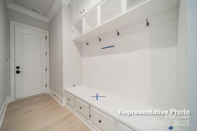 a view of storage and utility room