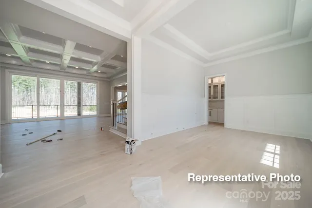 wooden floor in an empty room