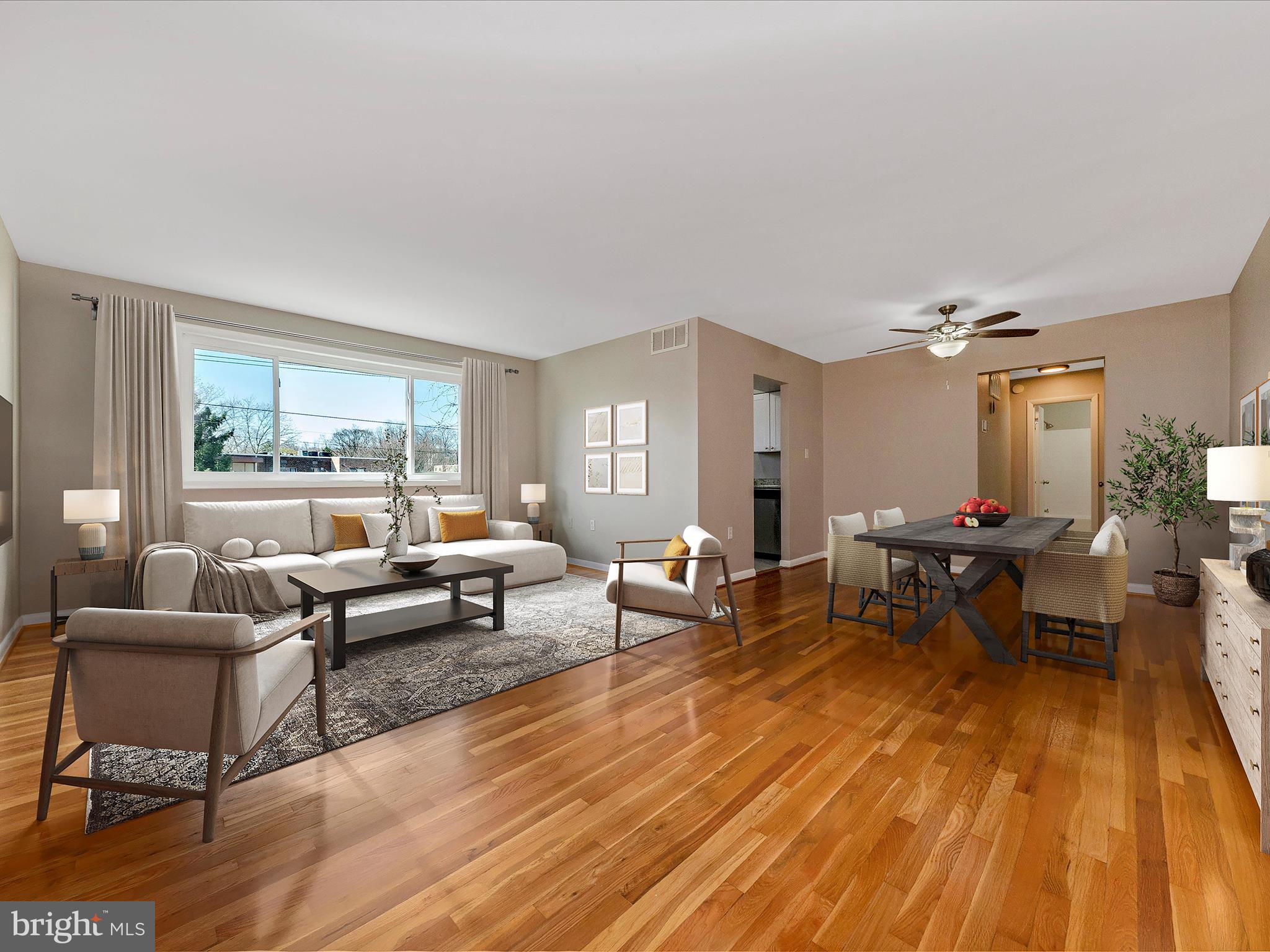 11503 Amherst Avenue, Unit 14 Silver Spring, MD 20902 - Photo 2 of 29 Living & Dining Room Virtual Staging