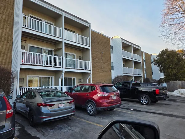 a car parked in front of a house