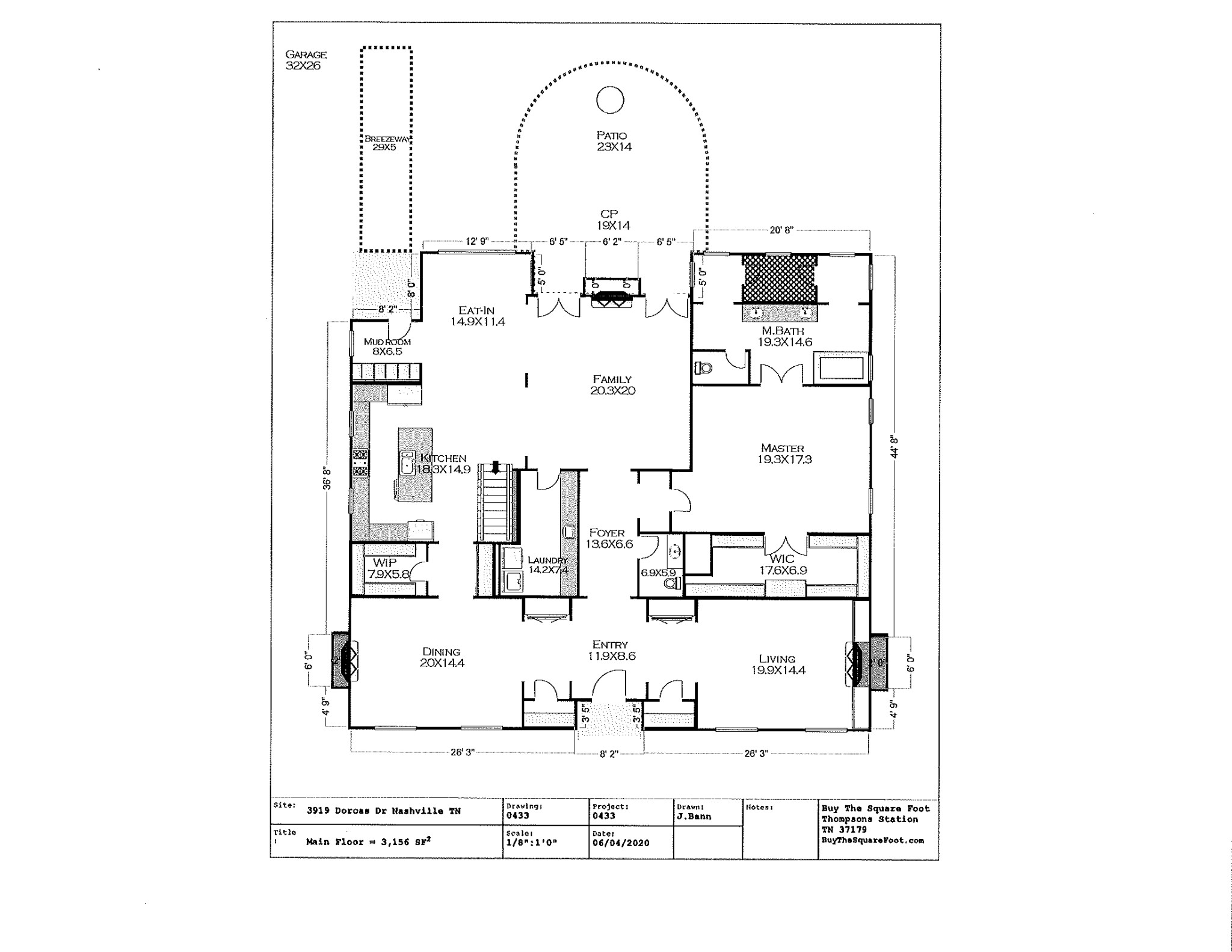 3919 Dorcas Drive Nashville, TN 37215 - Photo 38 of 40 a picture of a floor plan