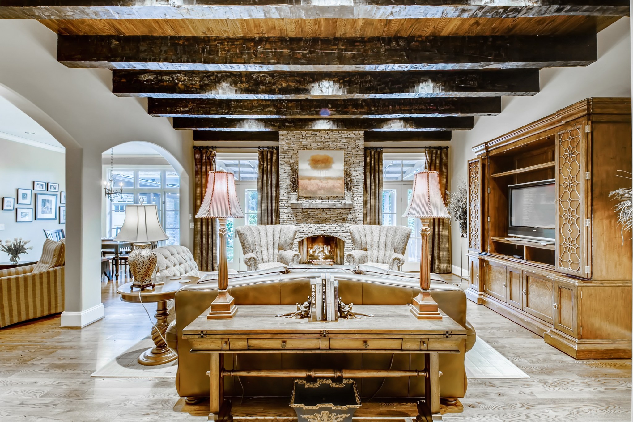 3919 Dorcas Drive Nashville, TN 37215 - Photo 5 of 40 a view of a fireplace with furniture