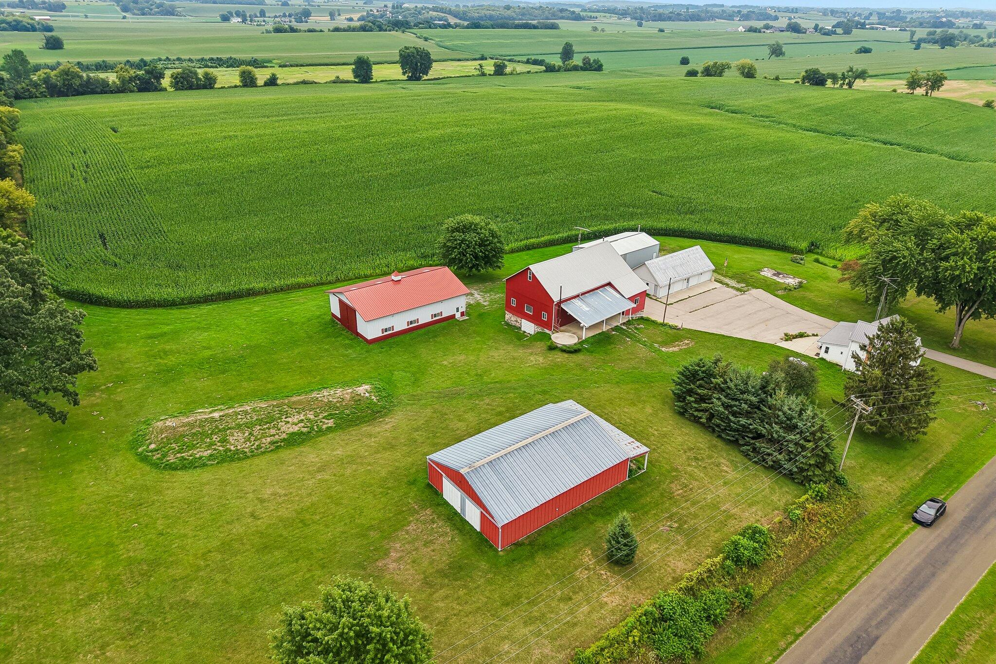 N1372-1374 Second Street Road Watertown, WI 53098 - Photo 61 of 69 Aerial of Property 3+ Acres