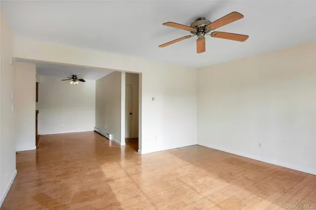 wooden floor in an empty room