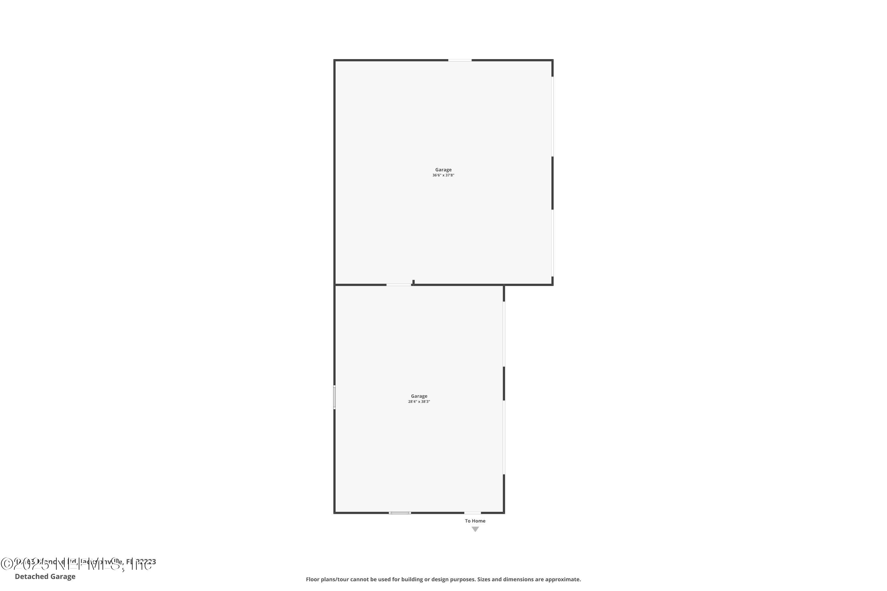 14163 Blanche Road Jacksonville, FL 32223 - Photo 56 of 58 Detached Garage Floorpla
